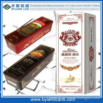 Rectangle Tin Wine Box